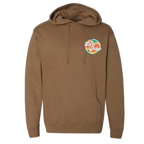 Brown Life Shop logo hoodie